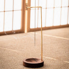 Wooden Incense Burner with Metal Holder — alternate angle view