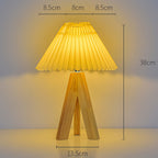 Wooden Tripod USB Table Lamp — lifestyle shot