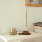 Wooden Incense Burner with Metal Holder — lifestyle shot