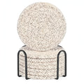Woven Whirl Coaster Set | 8Pcs Set — product feature detail
