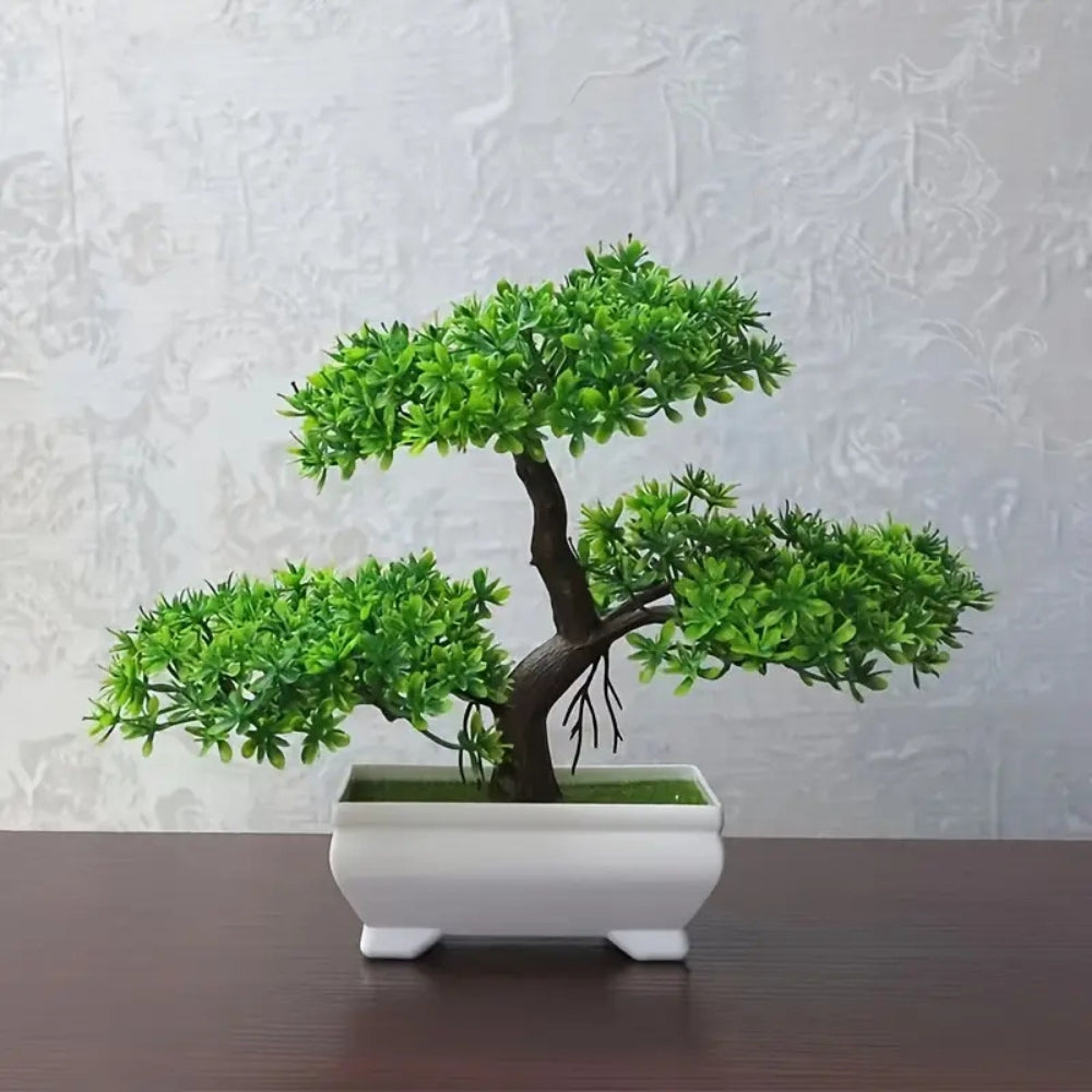 Yuriko Mini Artificial Bonsai Tree Desk Decor — main product photo