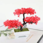 Yuriko Mini Artificial Bonsai Tree Desk Decor — alternate angle view