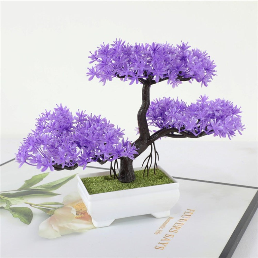Yuriko Mini Artificial Bonsai Tree Desk Decor — lifestyle shot