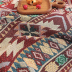 Zarela Boho Chenille Sofa Cover — lifestyle shot