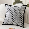 Zebra Dash Embroidered Cushion Cover — additional view
