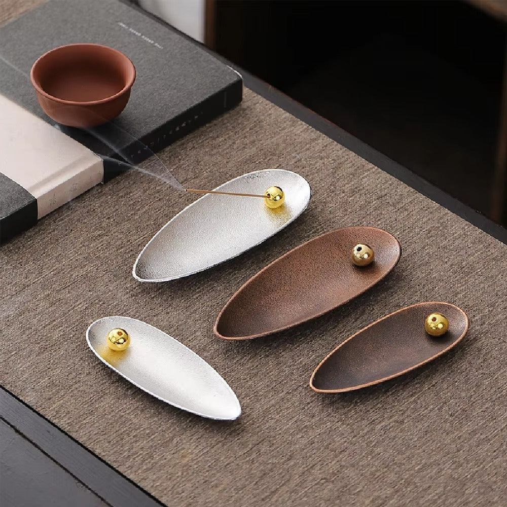 Zen Alloy Bead Incense Holder — main product photo