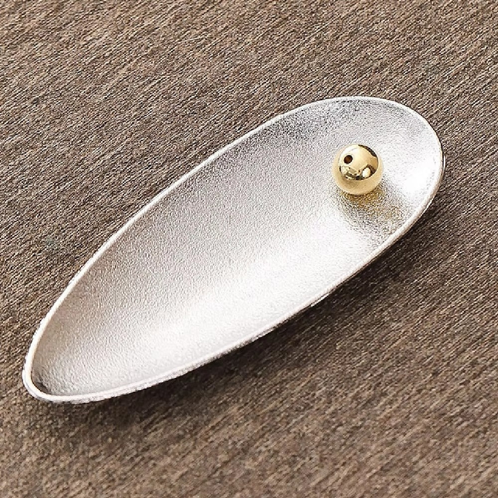 Zen Alloy Bead Incense Holder — size and scale reference
