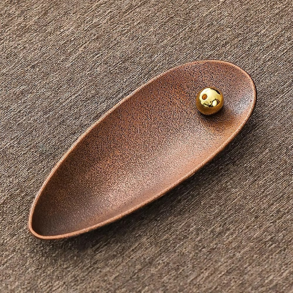 Zen Alloy Bead Incense Holder — alternate angle view