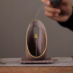 Zen Flow Ceramic Incense Holder — main product photo