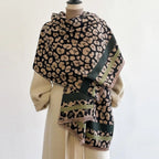 Savanna Style Wool Blend Shawl Scarf — main product photo