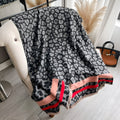 Savanna Style Wool Blend Shawl Scarf — alternate angle view