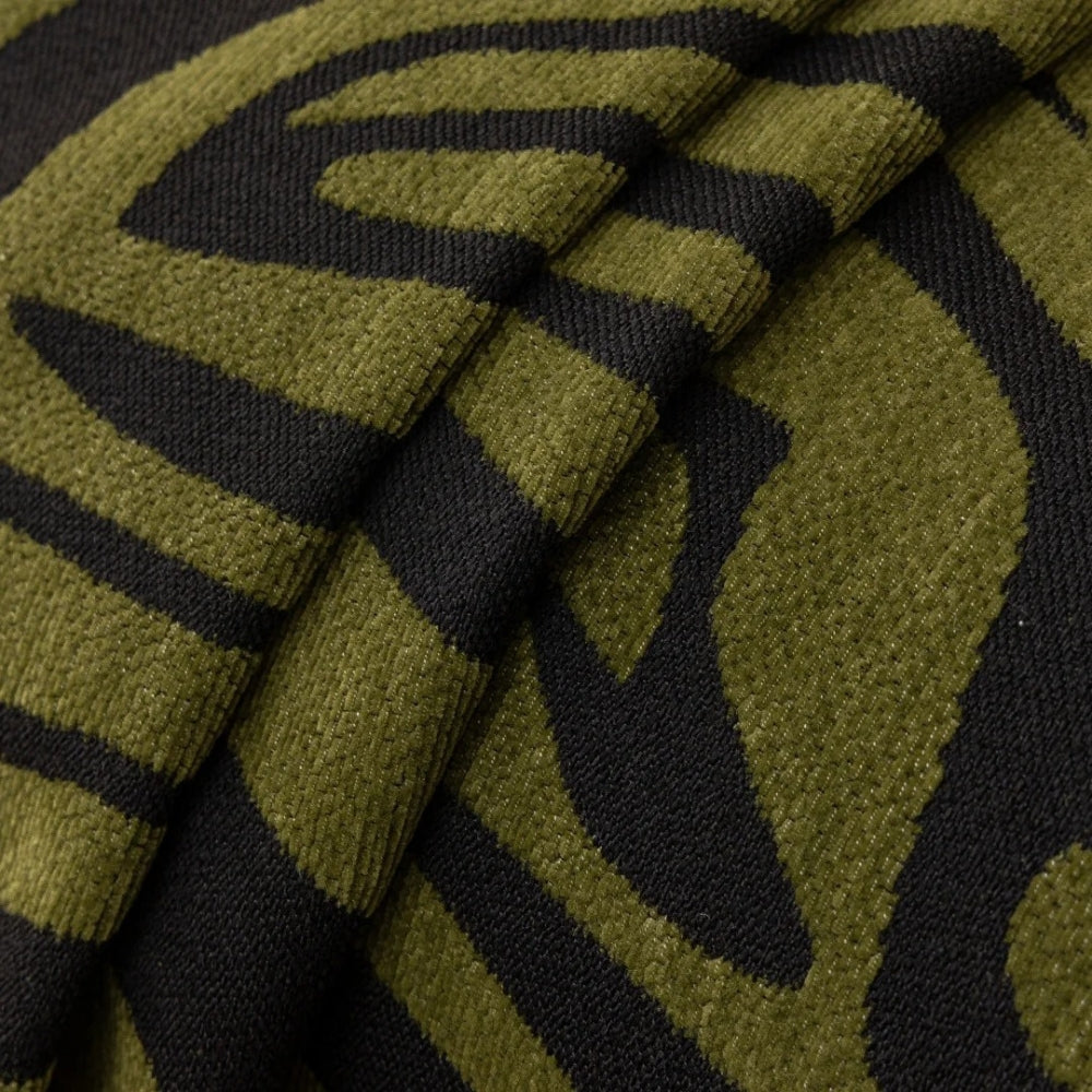 Zentara Chenille Zebra Geometric Sofa Cover — size and scale reference
