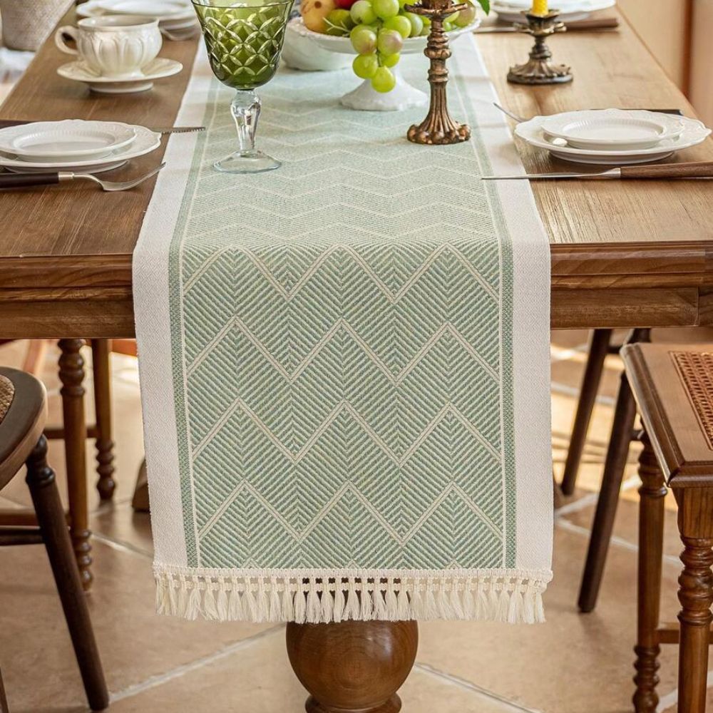 Zigzag Loom Table Runner — additional view