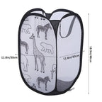 Zoola Animals Mesh Laundry Basket — product in use