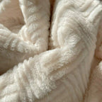 Seraphina Soft Jacquard Rabbit Plush Blanket — additional view