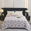Zyra Double Layer Geometric Throw Blanket — additional view