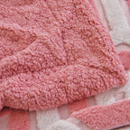 Zyra Double Layer Geometric Throw Blanket — product close-up