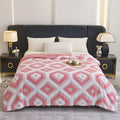 Zyra Double Layer Geometric Throw Blanket — main product photo