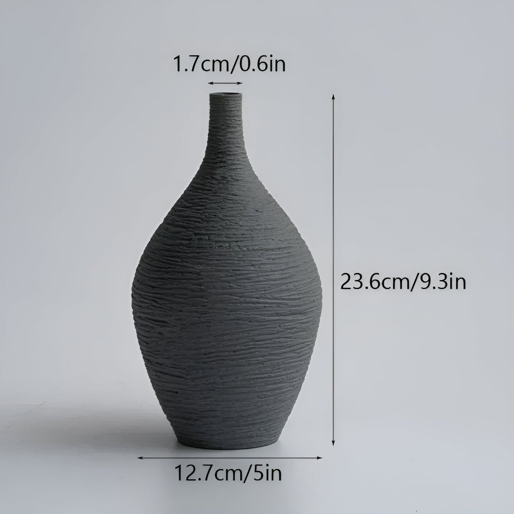 Earthline Ceramic Artisan Vase — additional view