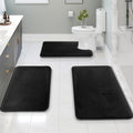 Luxurious Velvet Memory Foam Bath Mat - 3PCS Set — main product photo