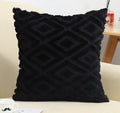 3D Diamond Pattern Cushion Cover — size and scale reference
