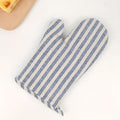 Premium Striped Heat-Resistant Oven Mitt — additional view