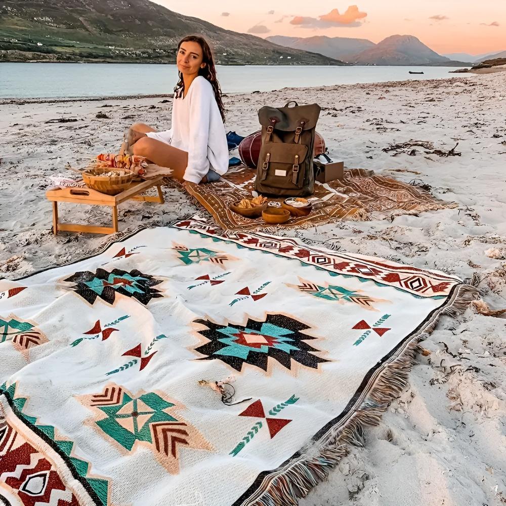 Bohemian Chic Picnic Mat — main product photo