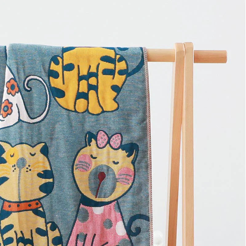 Regal Kitty Comfort Baby Bath Towel — lifestyle shot