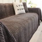 Chenille Plush Sofa Cover
