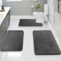 Luxurious Velvet Memory Foam Bath Mat - 3PCS Set — additional view