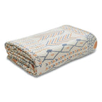 Reversible Chic Cotton Throw Blanket — product feature detail