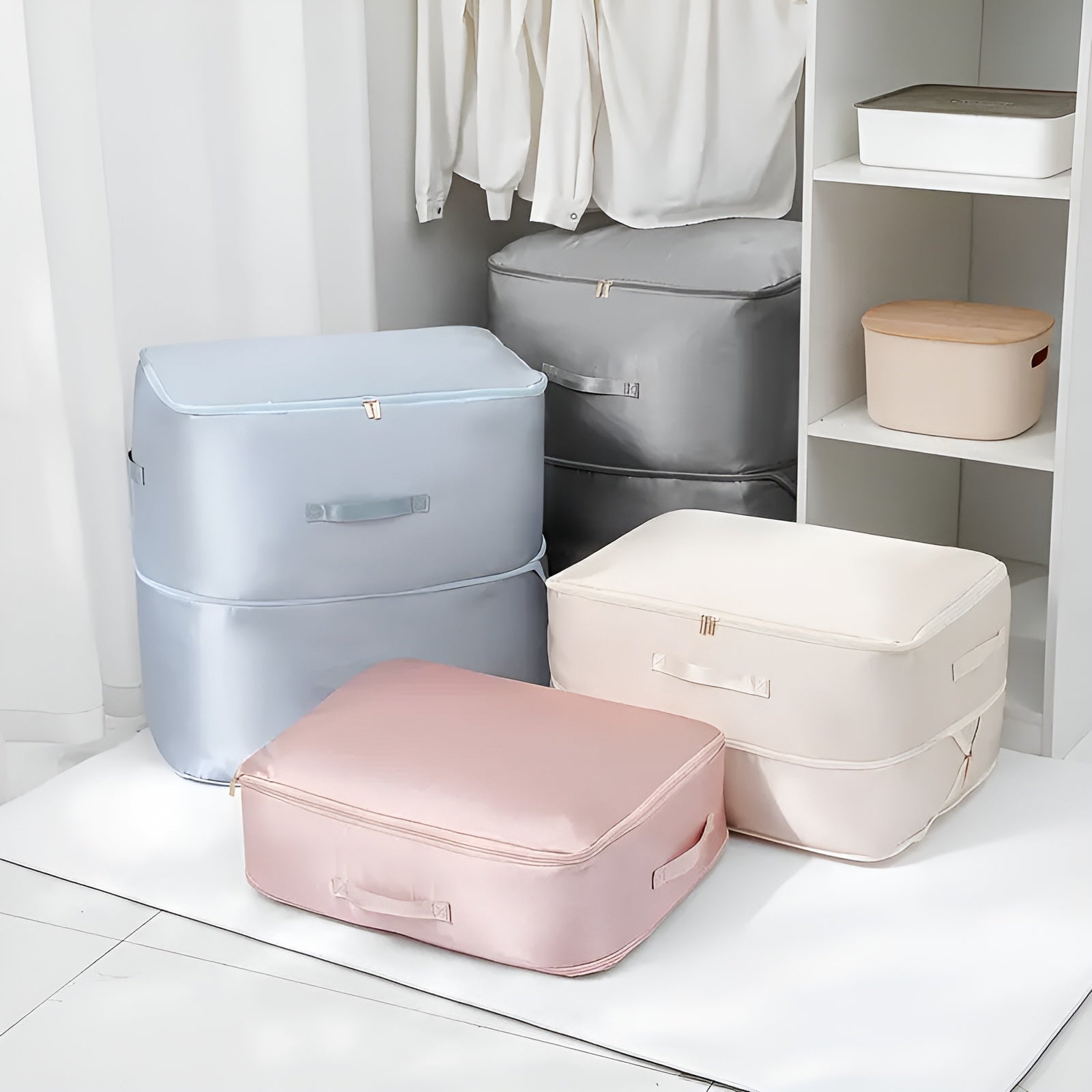 Compression Storage Bag — product in use