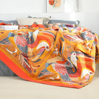 Toucan Bird Cotton Throw — main product photo