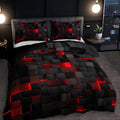 GEOMATRIX | 3pcs Quilt Cover Set — product in use