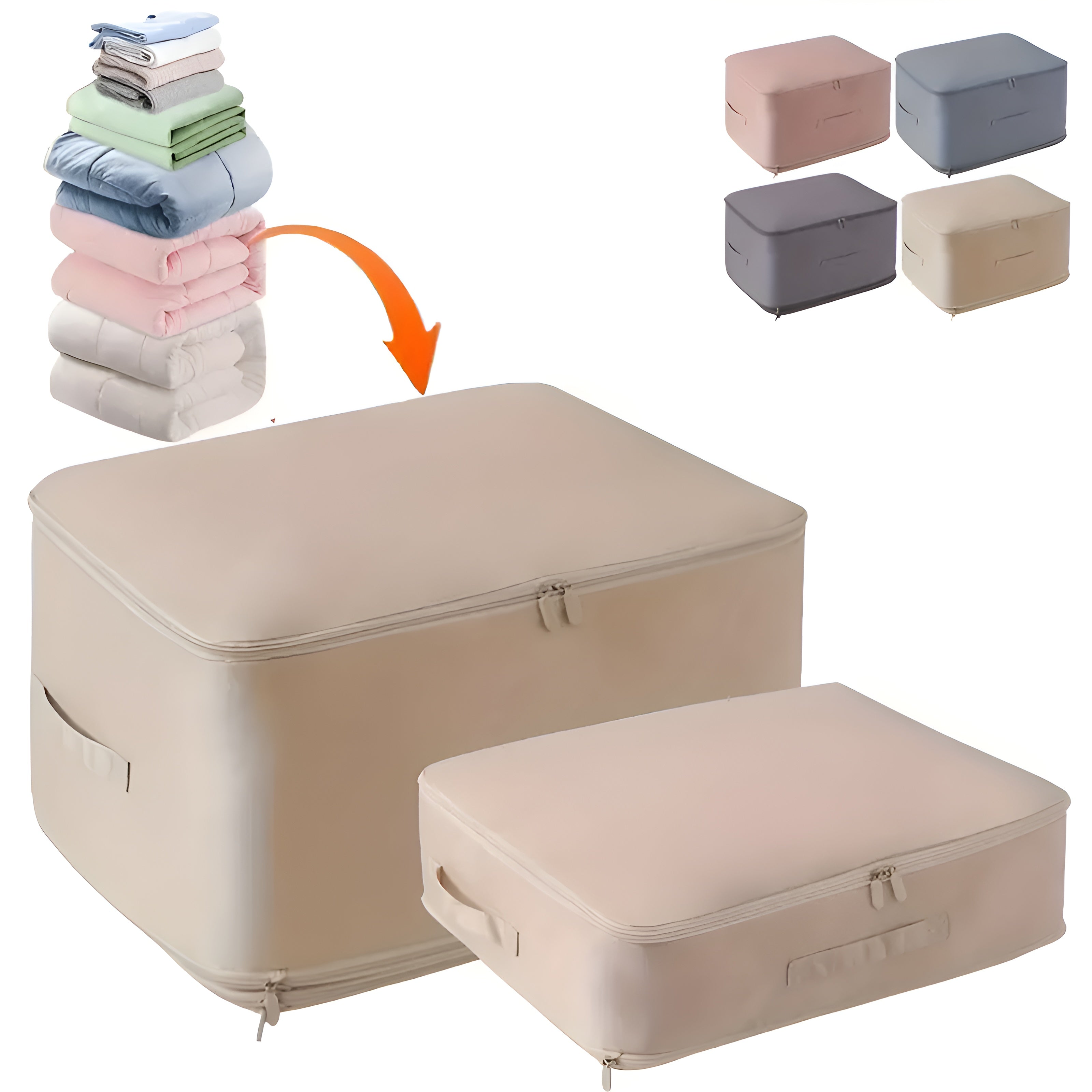 Compression Storage Bag — size and scale reference