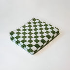 Retro Checkmate Cotton Towel — lifestyle shot