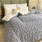 Thick Snuggle Sherpa Blanket — product close-up