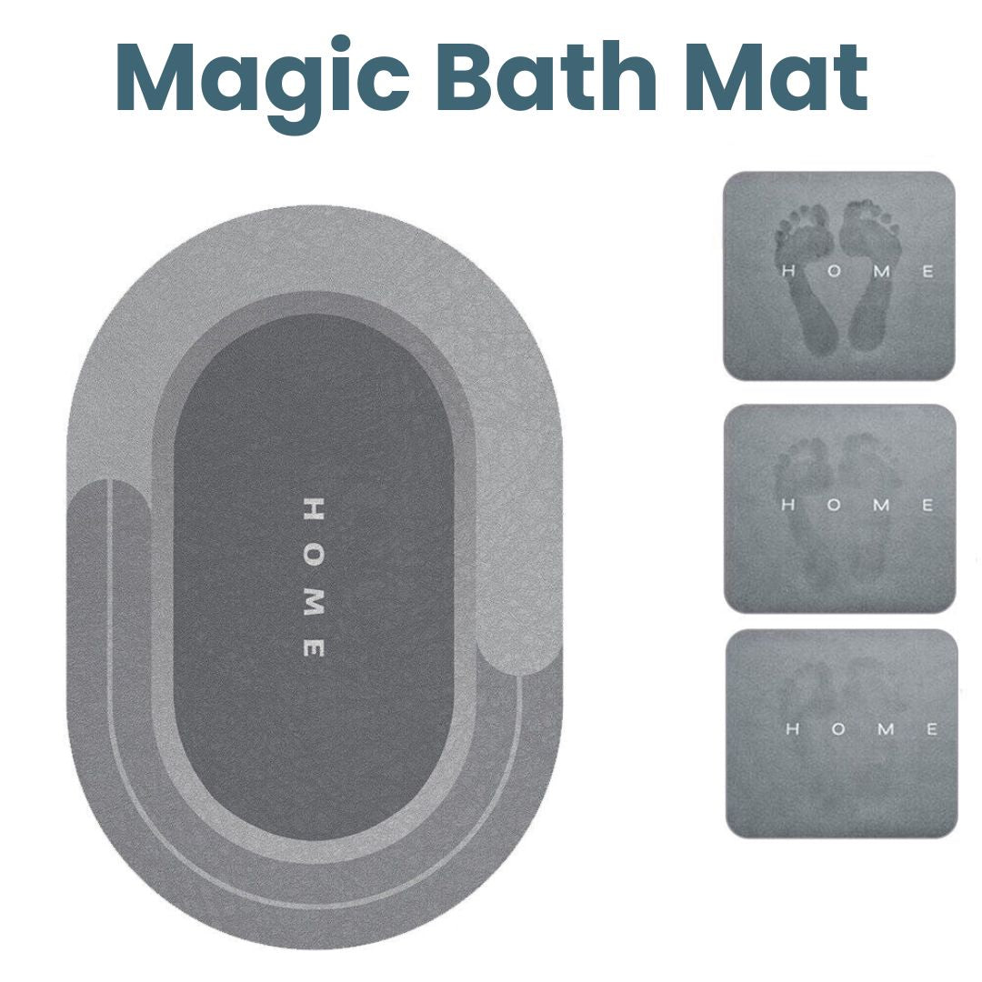 Magic Bath Mat - Super Absorbent Non-Slip Mat — alternate angle view
