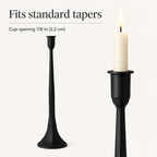 Cup fits standard 7/8 in taper candles
