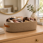 Harper Woven Storage Basket — styled in the home
