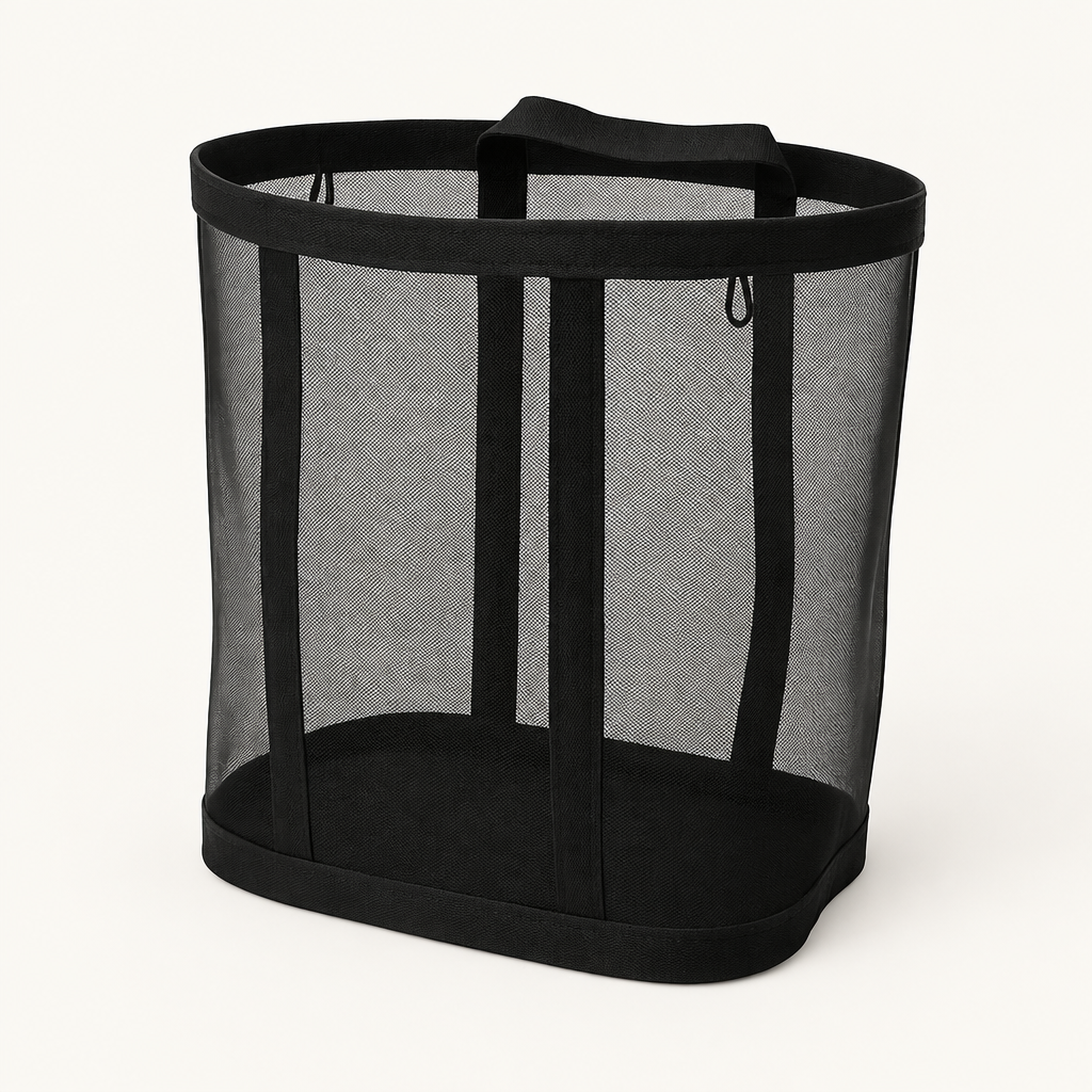 Foldable Mesh Laundry Basket — product photo
