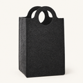 Oxford Fold Felt Laundry Basket — product photo