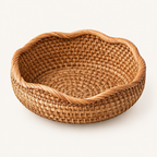 Stylish Handwoven Rattan Basket — product photo