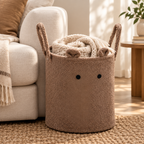 Bubbi Cute Lamb Laundry Storage Bin — styled in the home