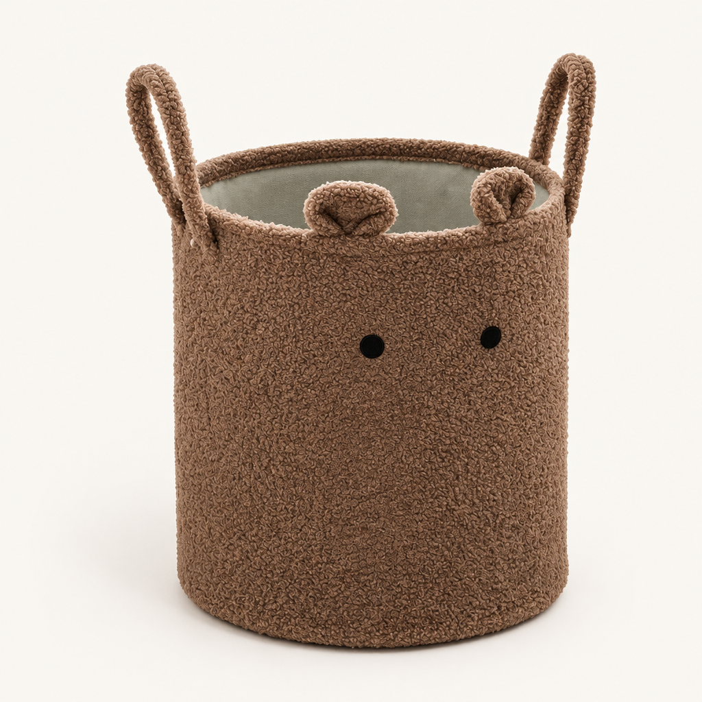 Bubbi Cute Lamb Laundry Storage Bin — product photo
