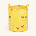 Happy Duck Waterproof Laundry Basket — product photo