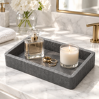 Croc Luxe Organizer Tray Box — in use at home