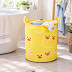 Happy Duck Waterproof Laundry Basket — styled in the home