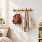 Minimalist Nordic Style Wooden Organizer — styled in the home