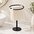 Modern Round Free-Standing Hand Towel Holder Rack — main product photo